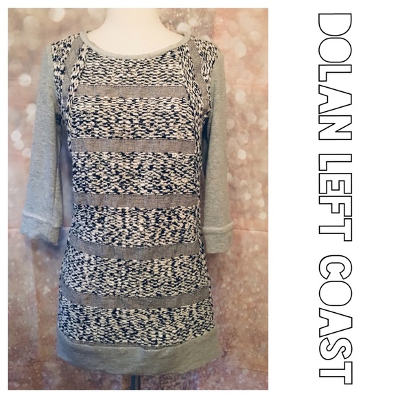 dolan Tops - FREE WITH PURCHASE Anthropologie Dolan Left Coast Tweed Stripe Tee S